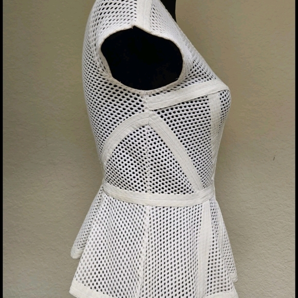 Bebe Peplum Top-Size Small - Picture 8 of 16